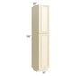 RTA Phoenix Cream Glaze 18" x 96" Wall Pantry with 1 Roll Out Tray