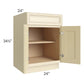RTA Phoenix Cream Glaze 24" Base Cabinet with 1 Roll Out Tray