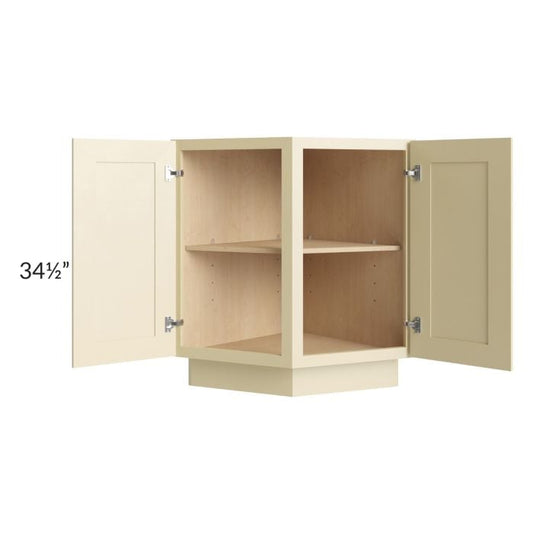RTA Phoenix Cream Glaze 24" Base End Cabinet