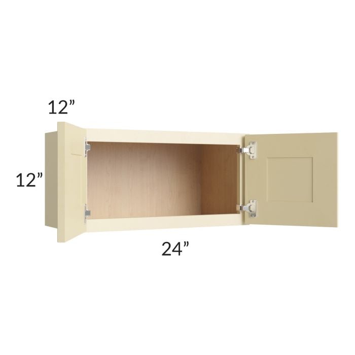 RTA Phoenix Cream Glaze 24" x 12" Wall Cabinet