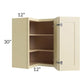 RTA Phoenix Cream Glaze 24" x 30" Easy Reach Corner Wall Cabinet