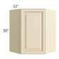 RTA Phoenix Cream Glaze 24" x 30" Wall Diagonal Corner Cabinet
