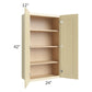 RTA Phoenix Cream Glaze 24" x 42" Wall Cabinet