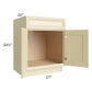 RTA Phoenix Cream Glaze 27" Sink Base Cabinet