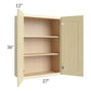 RTA Phoenix Cream Glaze 27" x 36" Wall Cabinet