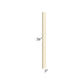 RTA Phoenix Cream Glaze 3" x 36" Wall Filler