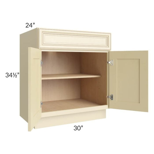 RTA Phoenix Cream Glaze 30" Base Cabinet
