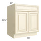 RTA Phoenix Cream Glaze 30" Sink Base Cabinet