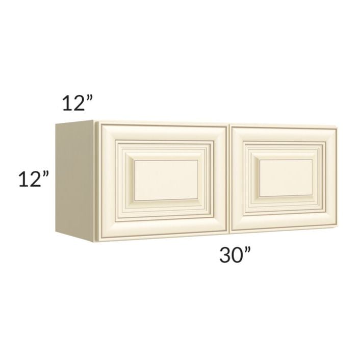 RTA Phoenix Cream Glaze 30" x 12" Wall Cabinet