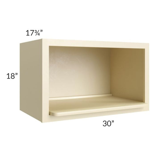 RTA Phoenix Cream Glaze 30" x 18" Microwave Wall Cabinet