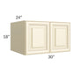 RTA Phoenix Cream Glaze 30" x 18" x 24" Wall Cabinet