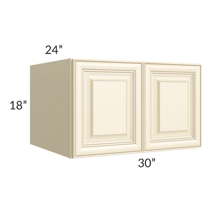 RTA Phoenix Cream Glaze 30" x 18" x 24" Wall Cabinet