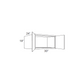 RTA Phoenix Cream Glaze 30" x 18" x 24" Wall Cabinet