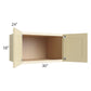 RTA Phoenix Cream Glaze 30" x 18" x 24" Wall Cabinet