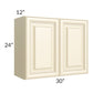 RTA Phoenix Cream Glaze 30" x 24" Wall Cabinet