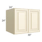 RTA Phoenix Cream Glaze 30" x 24" x 24" Wall Cabinet
