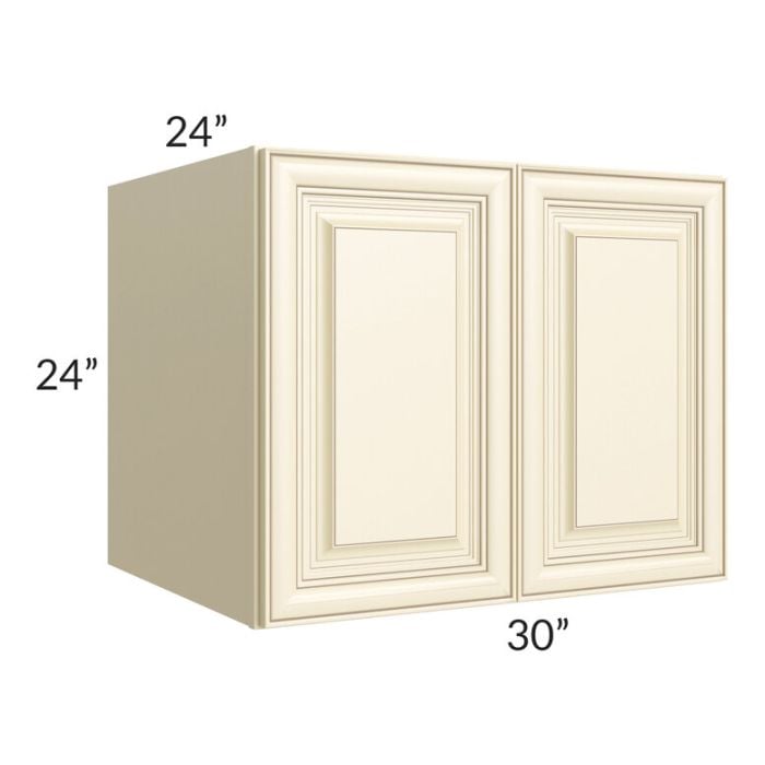 RTA Phoenix Cream Glaze 30" x 24" x 24" Wall Cabinet