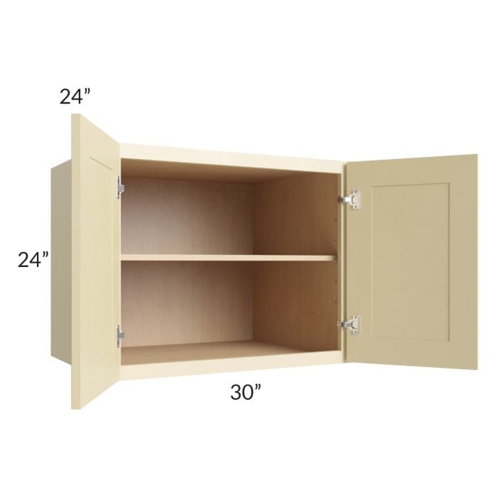 RTA Phoenix Cream Glaze 30" x 24" x 24" Wall Cabinet
