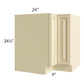 RTA Phoenix Cream Glaze 33" Corner Base Cabinet (Trays sold separately for a Lazy Susan application)