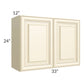RTA Phoenix Cream Glaze 33" x 24" Wall Cabinet