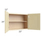 RTA Phoenix Cream Glaze 33" x 24" Wall Cabinet