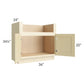 RTA Phoenix Cream Glaze 36" Farm Sink Base Cabinet