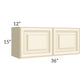 RTA Phoenix Cream Glaze 36" x 15" Wall Cabinet