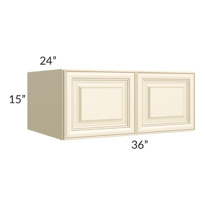 RTA Phoenix Cream Glaze 36" x 15" x 24" Wall Cabinet