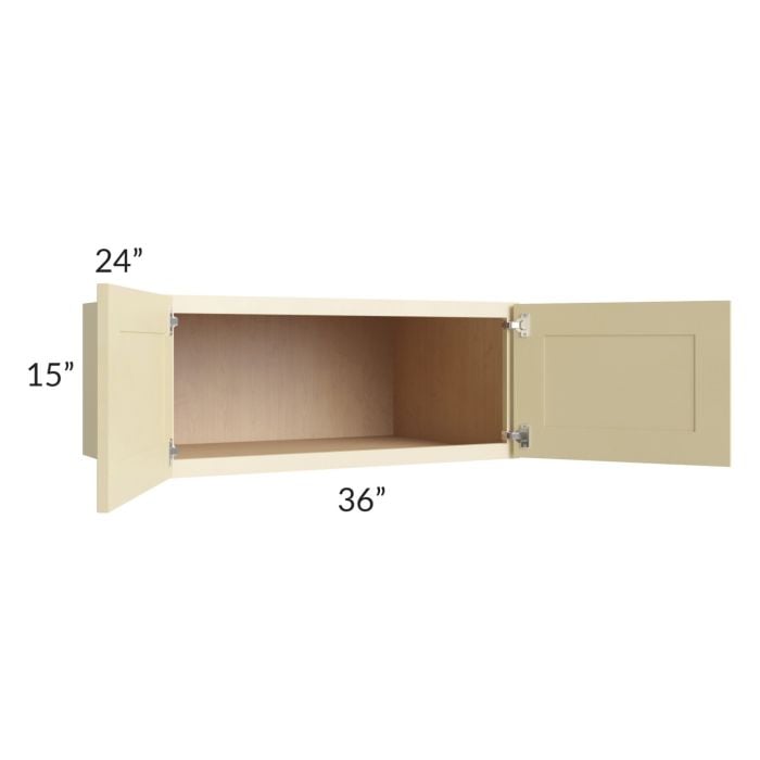 RTA Phoenix Cream Glaze 36" x 15" x 24" Wall Cabinet