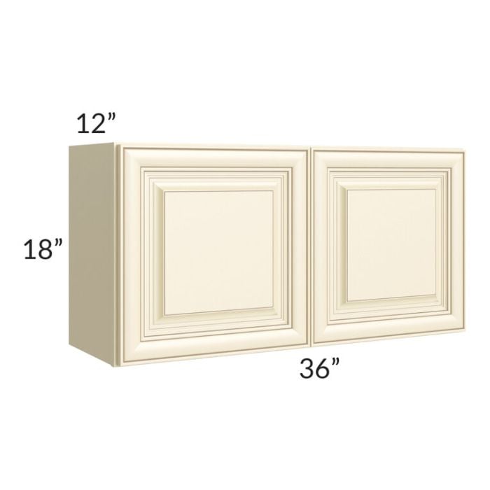 RTA Phoenix Cream Glaze 36" x 18" Wall Cabinet