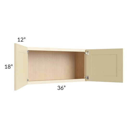 RTA Phoenix Cream Glaze 36" x 18" Wall Cabinet