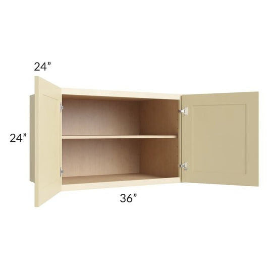 RTA Phoenix Cream Glaze 36" x 24" x 24" Wall Cabinet