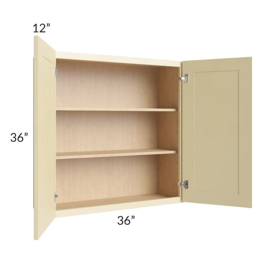 RTA Phoenix Cream Glaze 36" x 36" Wall Cabinet
