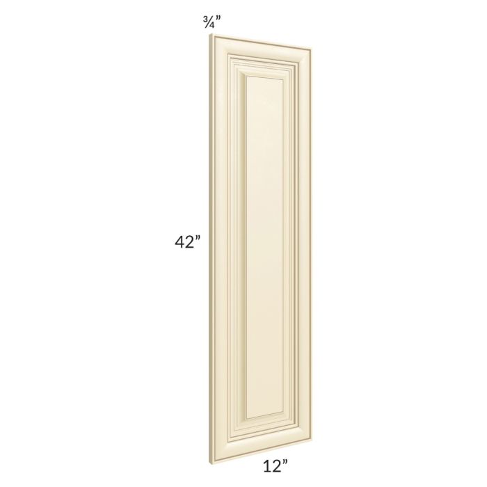 RTA Phoenix Cream Glaze 42" Wall Decorative Panel