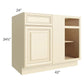 RTA Phoenix Cream Glaze 45" Blind Base Cabinet