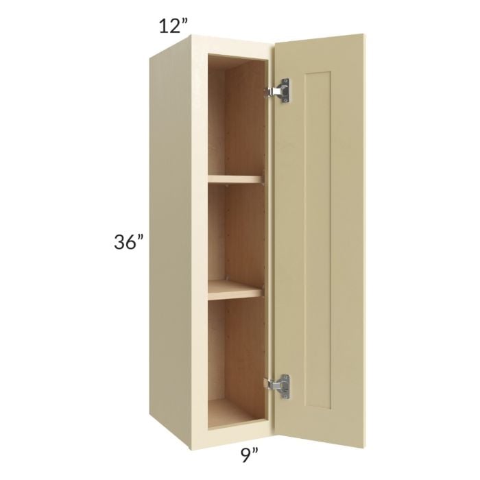 RTA Phoenix Cream Glaze 9" x 36" Wall Cabinet