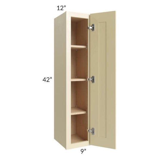 RTA Phoenix Cream Glaze 9" x 42" Wall Cabinet