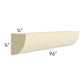 RTA Phoenix Cream Glaze 96" Quarter Round Molding