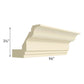 RTA Phoenix Cream Glaze Classic Crown Molding (3-1/4" Height)