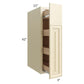 RTA Phoenix Cream Glaze Hearth Cabinet Pull Out