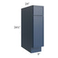 RTA Portland Navy Blue 09" Base Cabinet