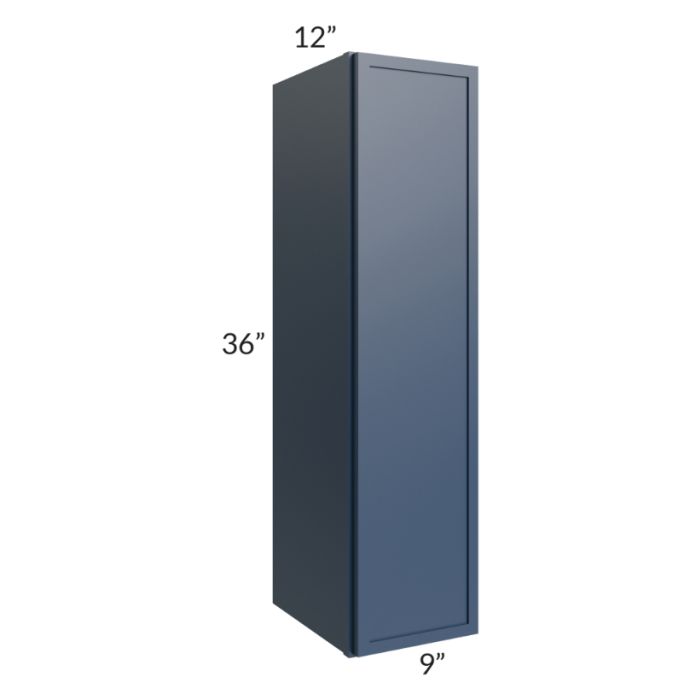 RTA Portland Navy Blue 09" x 36" Wall Cabinet
