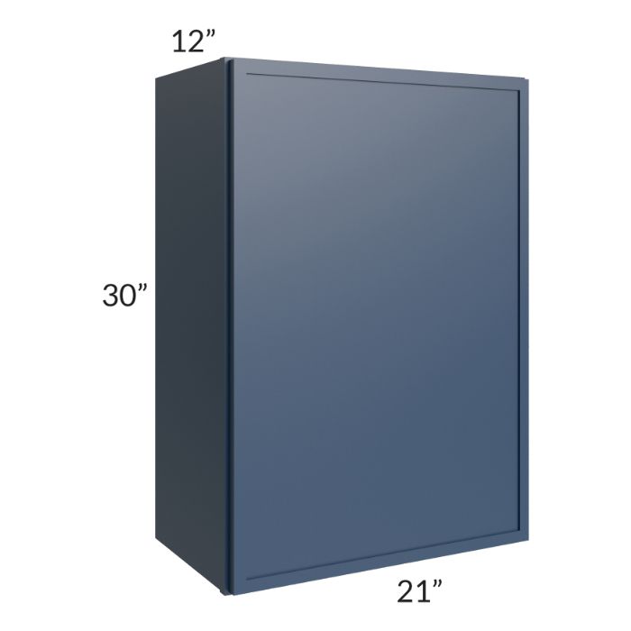 RTA Portland Navy Blue 21" x 30" Wall Cabinet