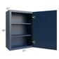 RTA Portland Navy Blue 21" x 30" Wall Cabinet
