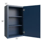 RTA Portland Navy Blue 21" x 36" Wall Cabinet