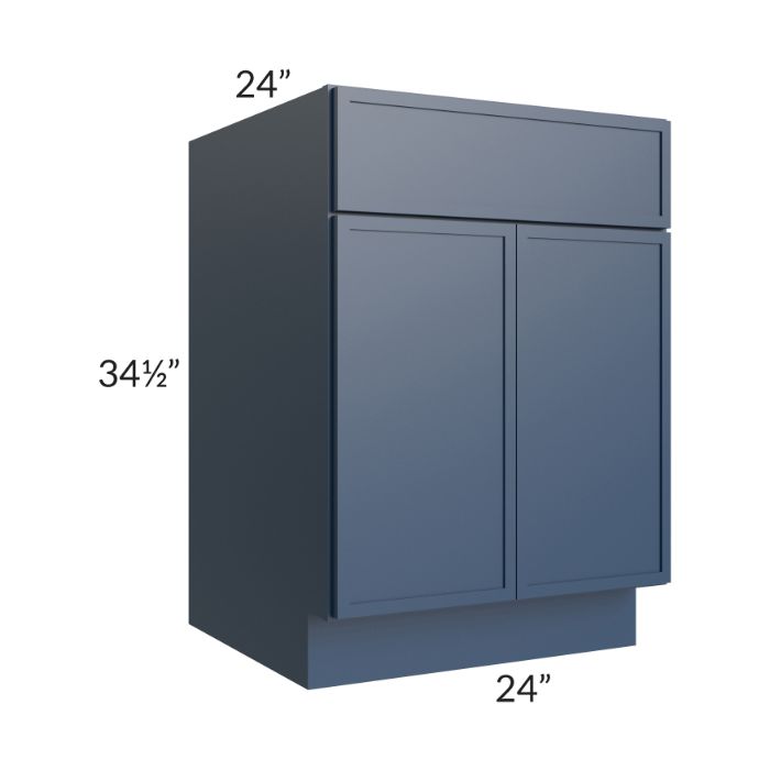 RTA Portland Navy Blue 24" Base Cabinet