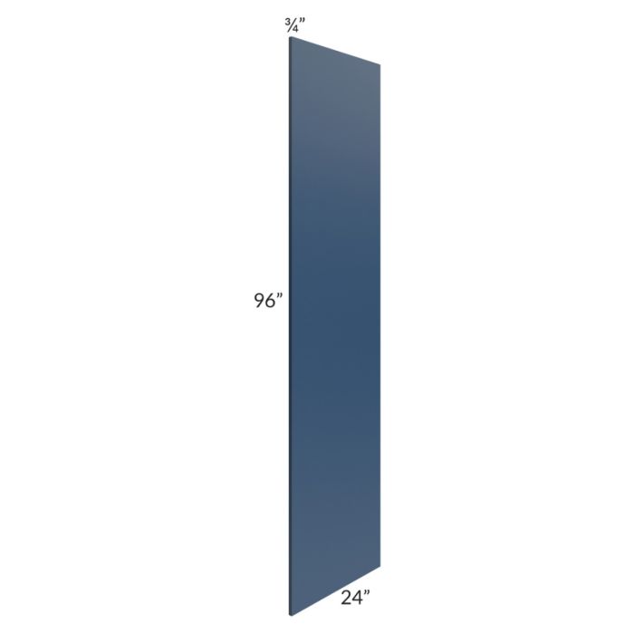 RTA Portland Navy Blue 24" x 96" Refrigerator End Panel