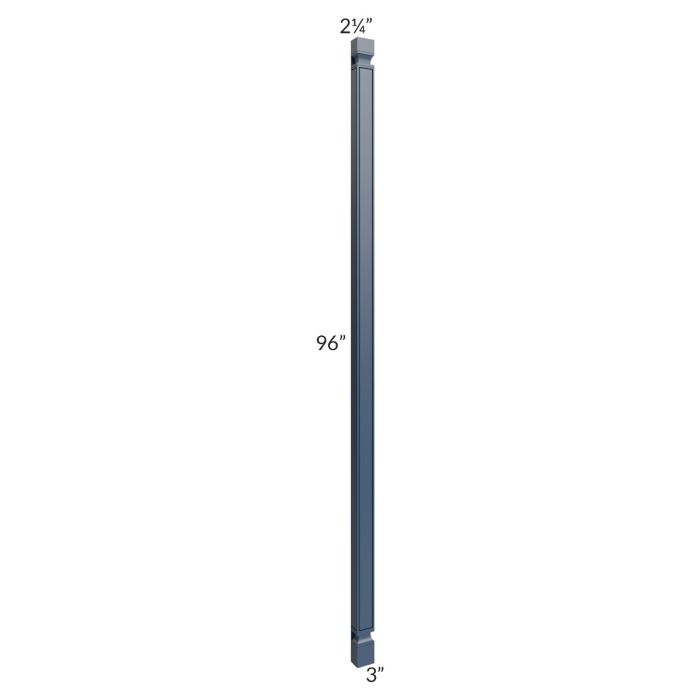 RTA Portland Navy Blue 3" x 96" Decorative Half Leg