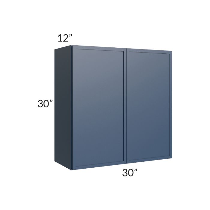 RTA Portland Navy Blue 30" x 30" Wall Cabinet