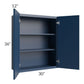 RTA Portland Navy Blue 30" x 36" Wall Cabinet